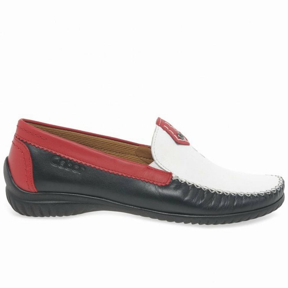 Gabor California Sporty Women's Loafers Navy Multicolor | GB42KQCXG