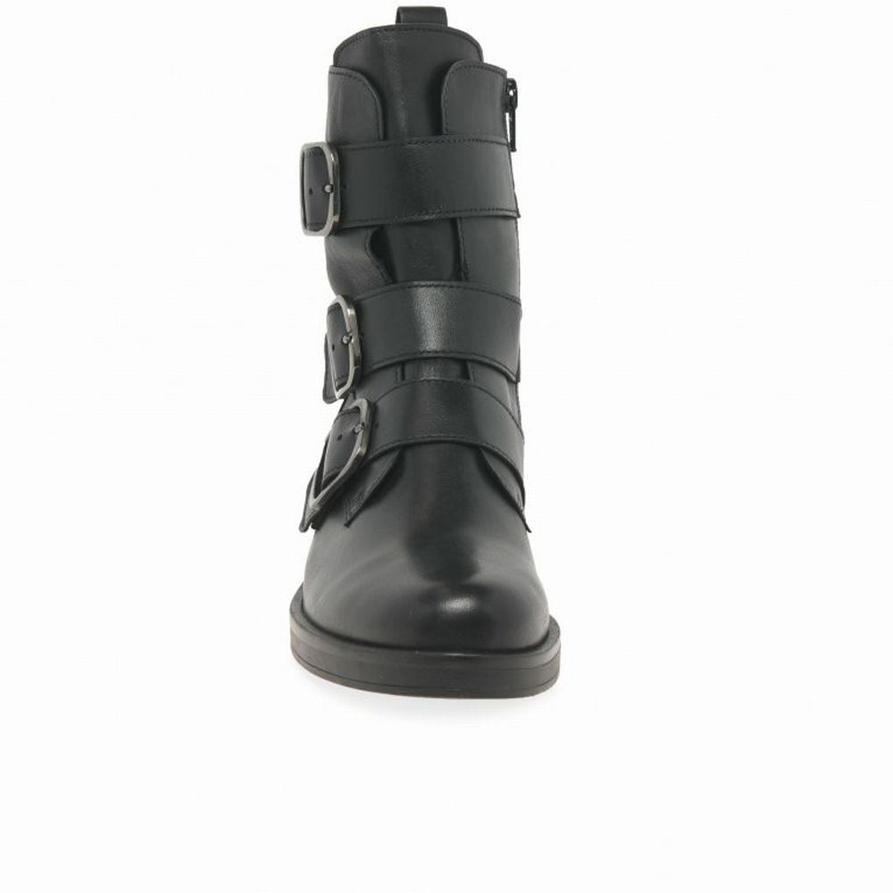 Gabor Home Women's Biker Boots Black | GB09LKDAQ