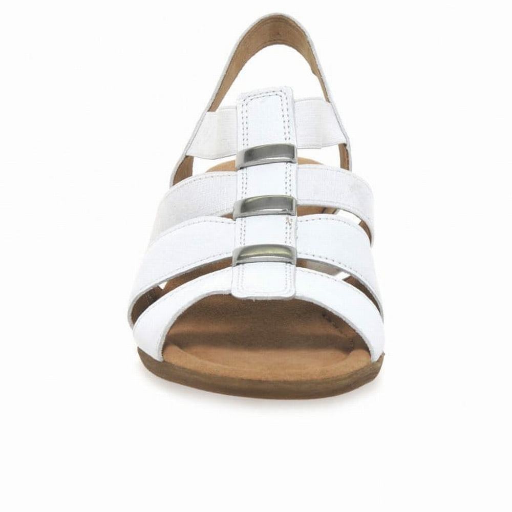 Gabor Joan Modern Women's Heeled Sandals White | GB02EABSH