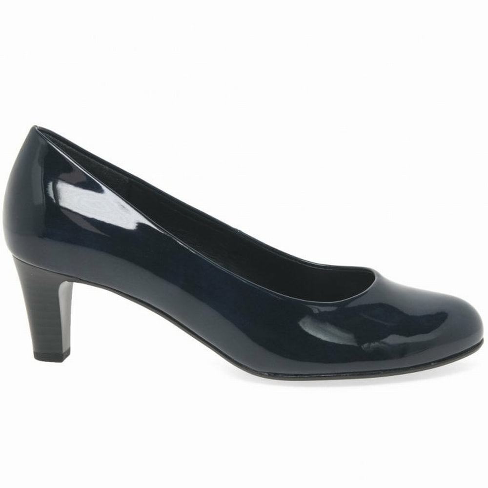 Gabor Nesta II Court Women's Heels Blue | GB76BPJYR