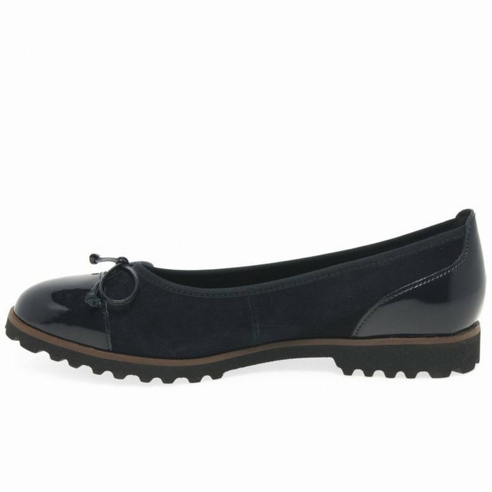 Gabor Temptation Women's Ballet Flats Black | GB81QVIHU