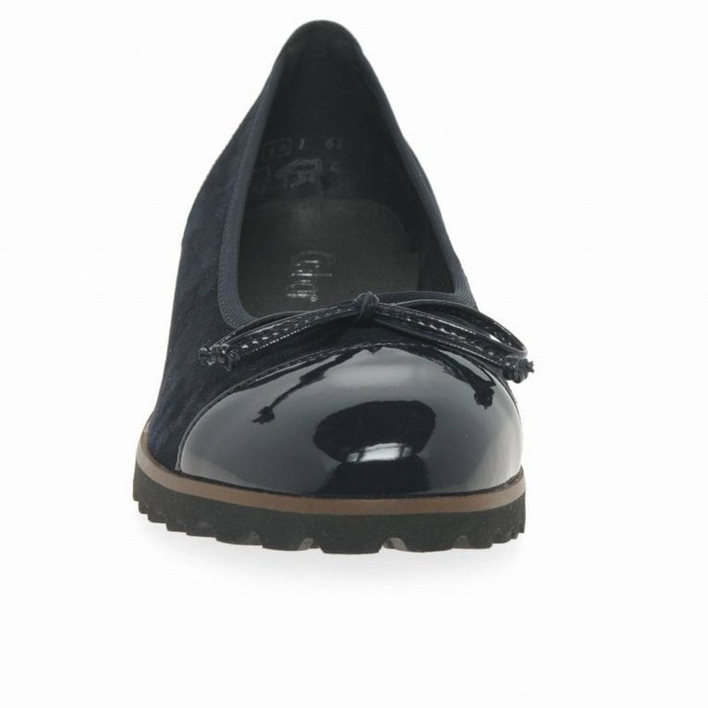 Gabor Temptation Women's Ballet Flats Black | GB81QVIHU