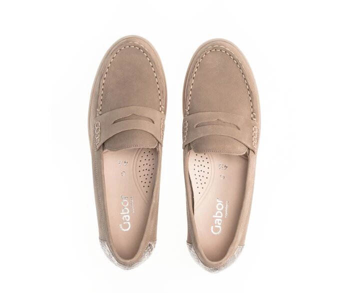 Gabor Women's Loafers Beige | GB75SOGWE