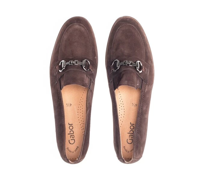 Gabor Women's Loafers Brown | GB80BYZSK