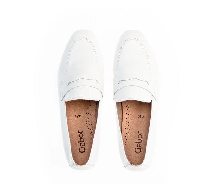 Gabor Women's Loafers White | GB12RTCDH