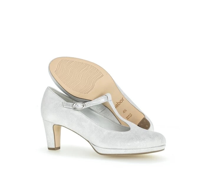 Gabor Women's Pumps Silver | GB46WKYIP