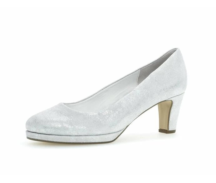 Gabor Women's Pumps Silver | GB95DUWRV